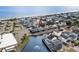 Aerial view highlighting the property's proximity to the beach and waterway at 6001-G3 S Kings Hwy., Myrtle Beach, SC 29575