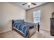 Bright bedroom with double bed, window, and neutral decor at 190 Campania St., Myrtle Beach, SC 29579