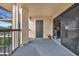 Private balcony offering a view of the surrounding neighborhood at 310 73Rd Ave. N # 5-C, Myrtle Beach, SC 29572