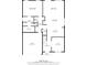 Two-story home floor plan, highlighting spacious living areas and bedrooms at 438 Archer Ct., Conway, SC 29526
