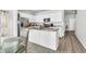 Modern kitchen featuring white cabinets and granite countertops at 438 Archer Ct., Conway, SC 29526