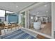 Relaxing screened porch with wicker furniture and view of backyard at 7274 Sarteano Dr., Myrtle Beach, SC 29572