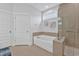 Bathroom with soaking tub, walk-in shower, and tile flooring at 7274 Sarteano Dr., Myrtle Beach, SC 29572