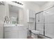Clean bathroom with white vanity, toilet and shower at 493 Shellbank Dr. # 2-B, Longs, SC 29568