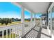 Relaxing porch overlooking the neighborhood and waterway at 879 Waterton Ave., Myrtle Beach, SC 29579