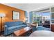 Condo living room with balcony access and ocean view at 5200 N Ocean Blvd. # 1231, Myrtle Beach, SC 29577