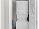 Stackable washer and dryer in a closet at 5200 N Ocean Blvd. # 1231, Myrtle Beach, SC 29577
