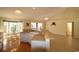 Kitchen with island, hardwood floors, and plenty of counter space at 172 Collins Glen Dr., Murrells Inlet, SC 29576