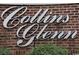 Community entrance sign for Collins Glenn neighborhood at 172 Collins Glen Dr., Murrells Inlet, SC 29576