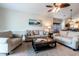 Open living room featuring comfortable seating and a coastal vibe at 4880 Dahlia Ct. # 305, Myrtle Beach, SC 29577