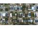 Aerial view of neighborhood with pools at 114 N Pinewood Dr. N, Surfside Beach, SC 29575