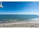 Aerial view of beach and ocean at 2700 N Ocean Blvd. # 1554, Myrtle Beach, SC 29577