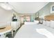 Two double beds in a condo bedroom with added sitting area at 2700 N Ocean Blvd. # 1554, Myrtle Beach, SC 29577