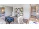 Upstairs loft with open shelving and workspace at 651 Wallace Dr., Little River, SC 29566