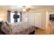 Spacious bedroom with king-size bed and access to the hallway at 402 13Th Ave. S, North Myrtle Beach, SC 29582