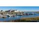 Marina with boats docked and waterfront building at 543 Haven View Way, Murrells Inlet, SC 29576