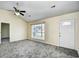 Spacious living room with gray carpet and neutral walls at 4336 Summitt Trail, Myrtle Beach, SC 29579