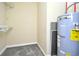 Storage closet with shelving and water heater at 4336 Summitt Trail, Myrtle Beach, SC 29579