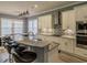 Large kitchen island with granite countertop and seating for four at 845 Waterton Ave., Myrtle Beach, SC 29579