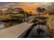 Private dock with sunset views at 845 Waterton Ave., Myrtle Beach, SC 29579