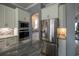 Modern kitchen featuring stainless steel appliances and granite countertops at 845 Waterton Ave., Myrtle Beach, SC 29579