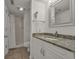 Clean bathroom with granite countertop and shower/tub combo at 410 Melrose Pl. # 305, Myrtle Beach, SC 29572