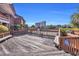 Community pool area with wooden deck, and lounge chairs at 410 Melrose Pl. # 305, Myrtle Beach, SC 29572