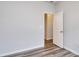 Bright bedroom with wood-look floors and an open closet at 219 Sundrop Way, Conway, SC 29526