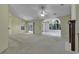 Bright living room featuring vaulted ceilings and a view into the sunroom at 4542 Mandi Ave., Little River, SC 29566
