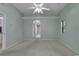 Spacious bedroom with ceiling fan and carpet flooring at 4542 Mandi Ave., Little River, SC 29566