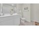 Bathroom with vanity, toilet and shower at 8500 Margate Circle # 1104, Myrtle Beach, SC 29572