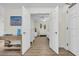 View into bedroom with two twin beds and coastal decor at 8500 Margate Circle # 1104, Myrtle Beach, SC 29572