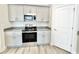 Kitchen detail featuring stainless steel appliances and granite countertops at 4963 Old State Highway 90, Conway, SC 29526