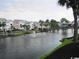 Pond view with fountain and community buildings at 617 Waterway Village Blvd. # 6-E, Myrtle Beach, SC 29579