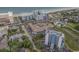 Aerial view of the property, nearby buildings, and surrounding area at 6803 N Ocean Blvd. # 217, Myrtle Beach, SC 29572
