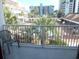 Balcony view overlooking the courtyard and pool area at 6803 N Ocean Blvd. # 217, Myrtle Beach, SC 29572