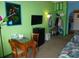 Hotel room with two beds, a table, and a TV at 6803 N Ocean Blvd. # 217, Myrtle Beach, SC 29572