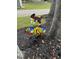 Charming yard decoration features a dog on a bike at 3723 Choppee Rd., Georgetown, SC 29440