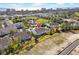 Aerial view of the property and surrounding neighborhood at 1100 Possum Trot Rd. # F-213, North Myrtle Beach, SC 29582