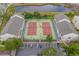 Two tennis courts situated between apartment buildings at 1100 Possum Trot Rd. # F-213, North Myrtle Beach, SC 29582