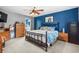 Spacious bedroom with a king-size bed and ample storage at 119 Clemson Rd., Conway, SC 29526