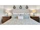 Main bedroom with a tufted headboard and neutral color scheme at 151 Talladega Dr. # 445, Conway, SC 29526