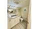 Clean bathroom with granite vanity, toilet, and bathtub at 201 S Ocean Blvd. # 714, Myrtle Beach, SC 29577