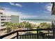 Stunning ocean view from balcony, beach access at 2710 N Ocean Blvd. # 402, Myrtle Beach, SC 29577