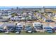 Aerial view of a house and neighborhood near the water at 310 34Th Ave. N, North Myrtle Beach, SC 29582