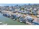 Aerial view showcasing a house's location in a waterfront community at 310 34Th Ave. N, North Myrtle Beach, SC 29582