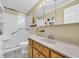 Clean bathroom with a walk-in shower, vanity, and tiled floors at 310 34Th Ave. N, North Myrtle Beach, SC 29582
