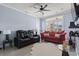 Cozy living room with comfortable seating and large windows at 338 Harbour View Dr., Myrtle Beach, SC 29579