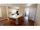 Kitchen with white cabinets, island, and stainless steel appliances at 425 Spauldingwood Rd., Little River, SC 29566