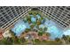 Aerial view of expansive resort pool area with various pools and hot tubs at 4800 Ocean Blvd. S # 915, North Myrtle Beach, SC 29582